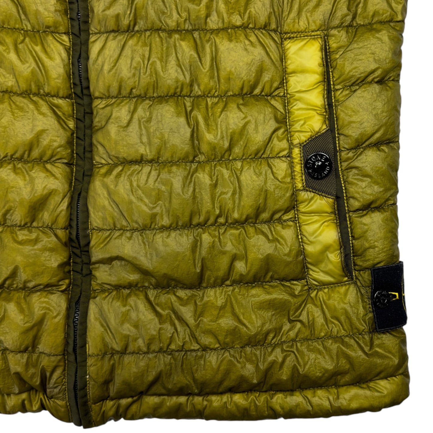 S/S 16 Stone Island Down_26 GR X SQM_N - Ultra Light Down Gilet - Green