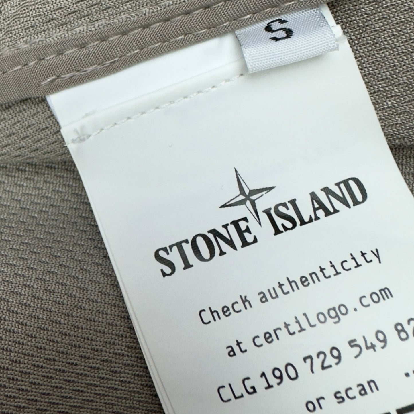 S/S 23 Stone Island Light Soft Shell-R Jacket with e-dye Technology - Beige