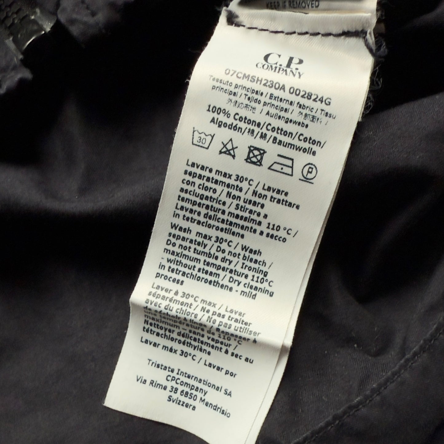 C.P. Company Gabardine Overshirt - Navy