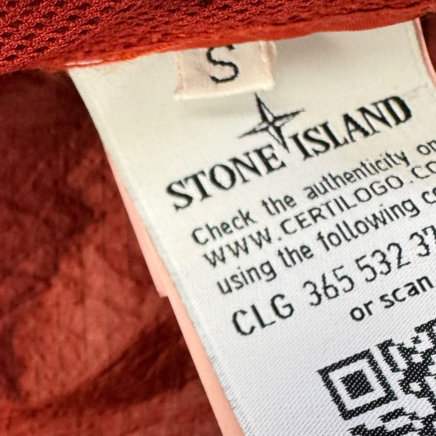 S/S 19 Stone Island Nylon Metal Watro Ripstop Windbreaker Jacket - Red