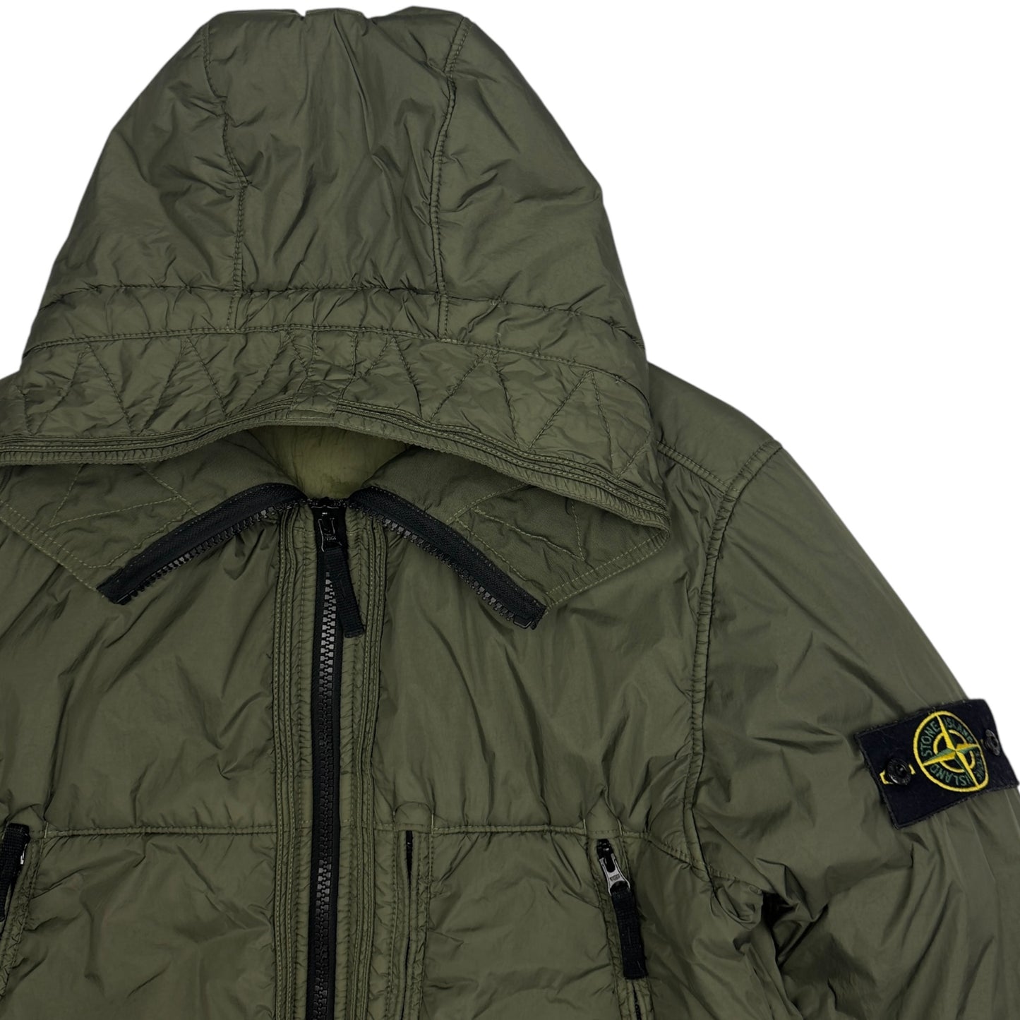 A/W 19 Stone Island Crinkle Reps NY Jacket - Khaki