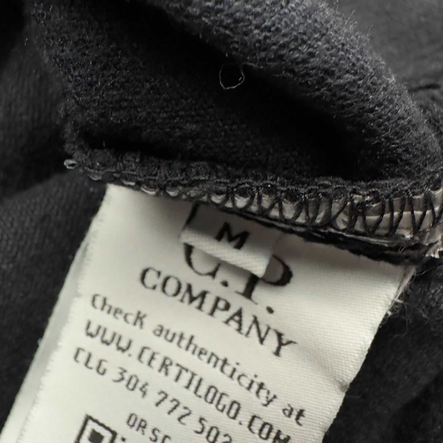 C.P. Company Corduroy Quarter Zip Overshirt - Black