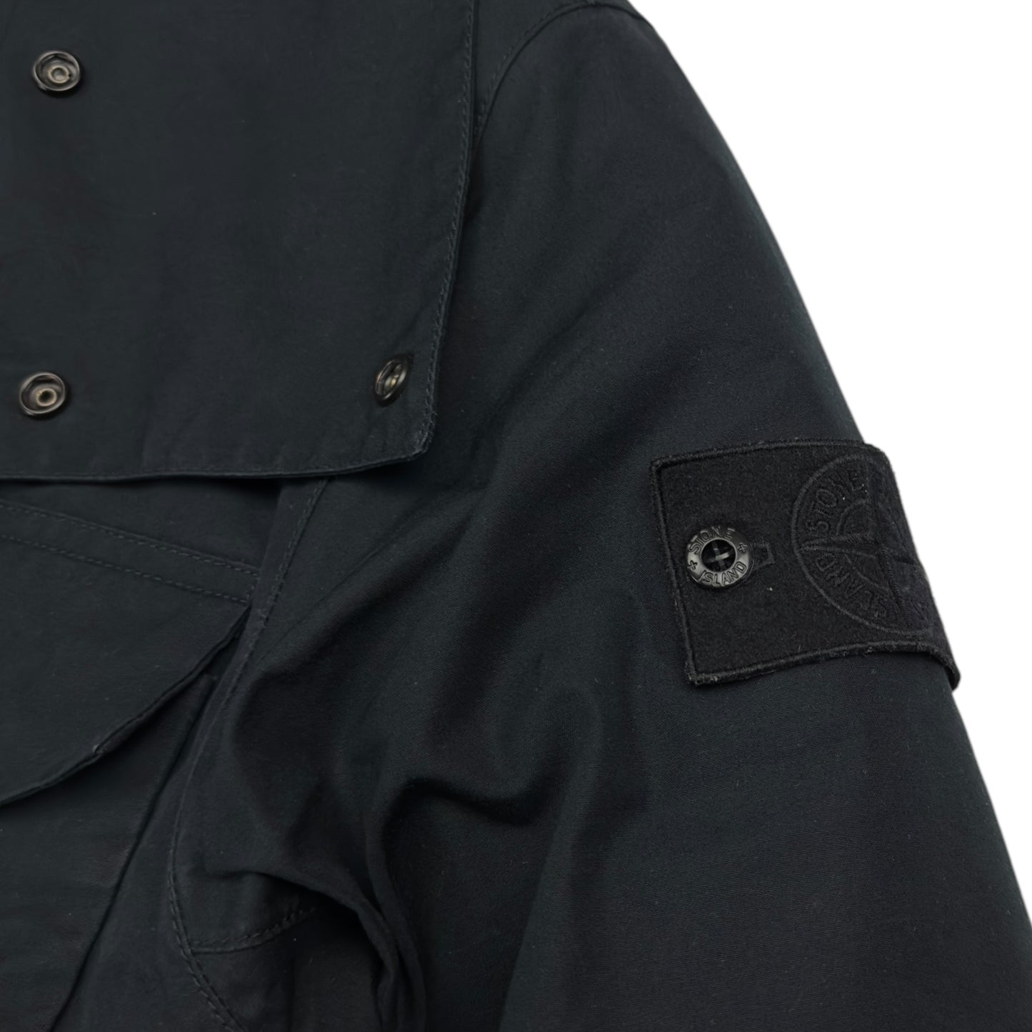 A/W 22 Stone Island O-Ventile Ghost Dutch Rope Down Jacket
