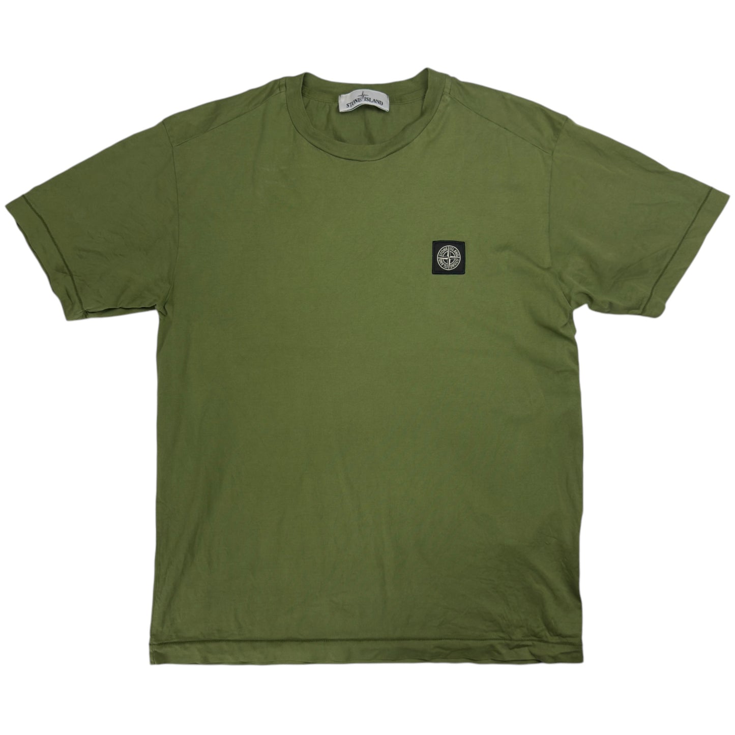 S/S 22 Stone Island Patch T-Shirt - Green