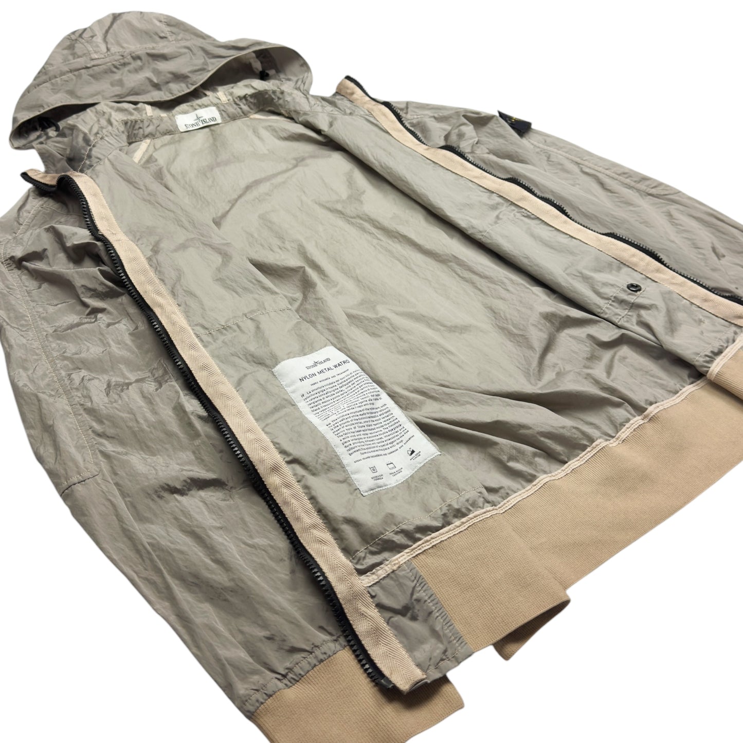 S/S 18 Stone Island Nylon Metal Watro Jacket - Silver