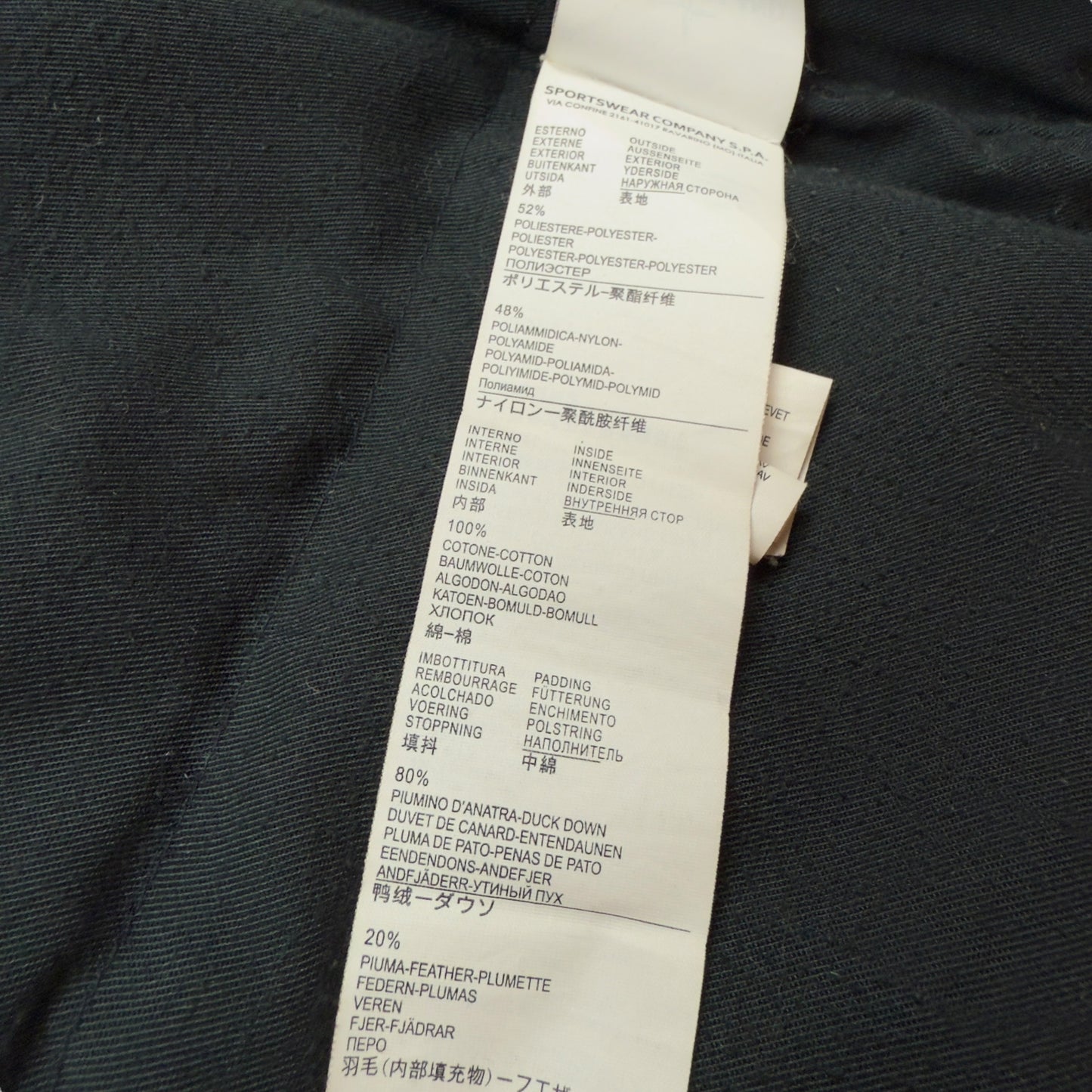 A/W 13 Stone Island Micro Reps Down Puffer Jacket - Navy