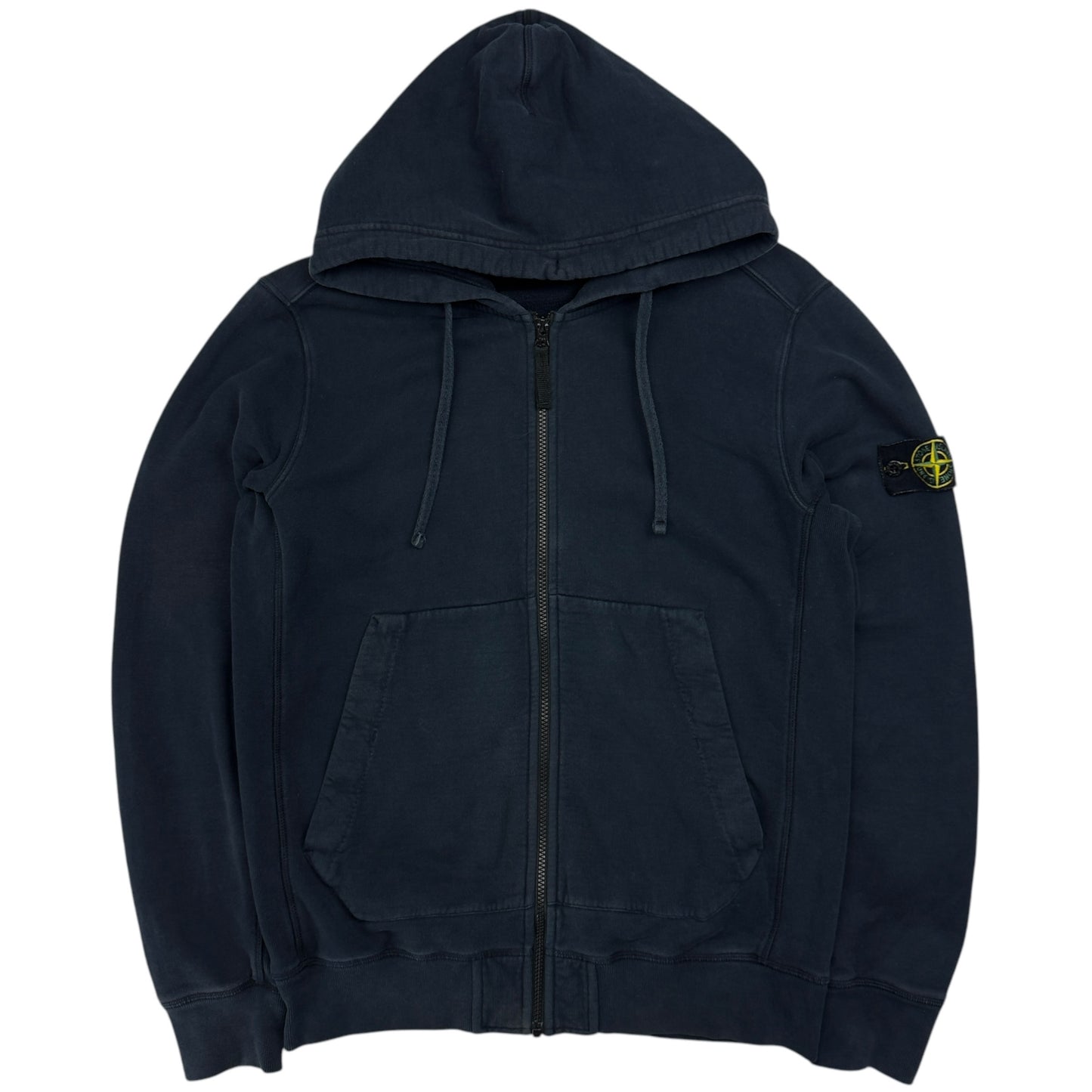 A/W 16 Stone Island Full Zip Hoodie - Navy