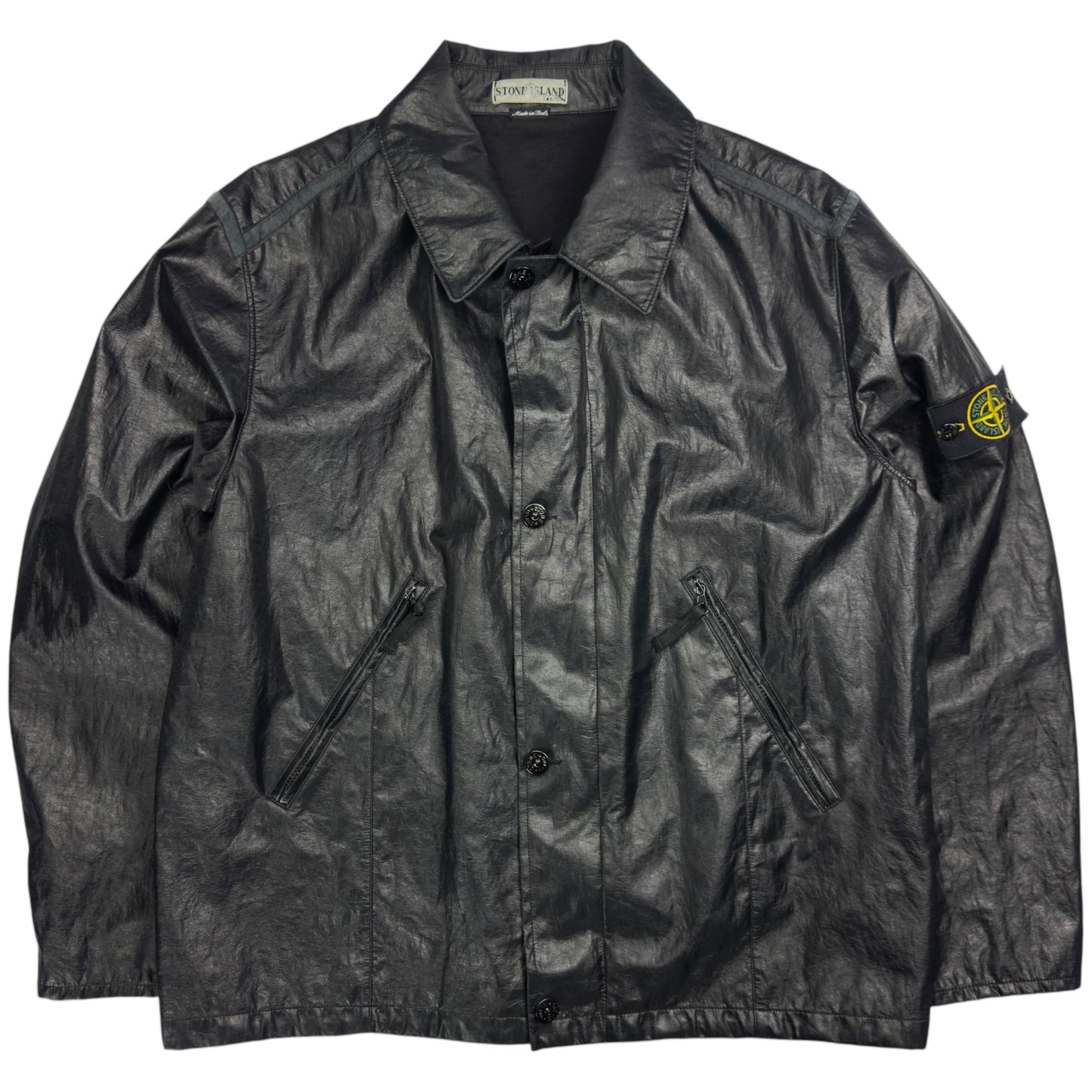 S/S 01 Stone Island Laminated Nylon Jacket