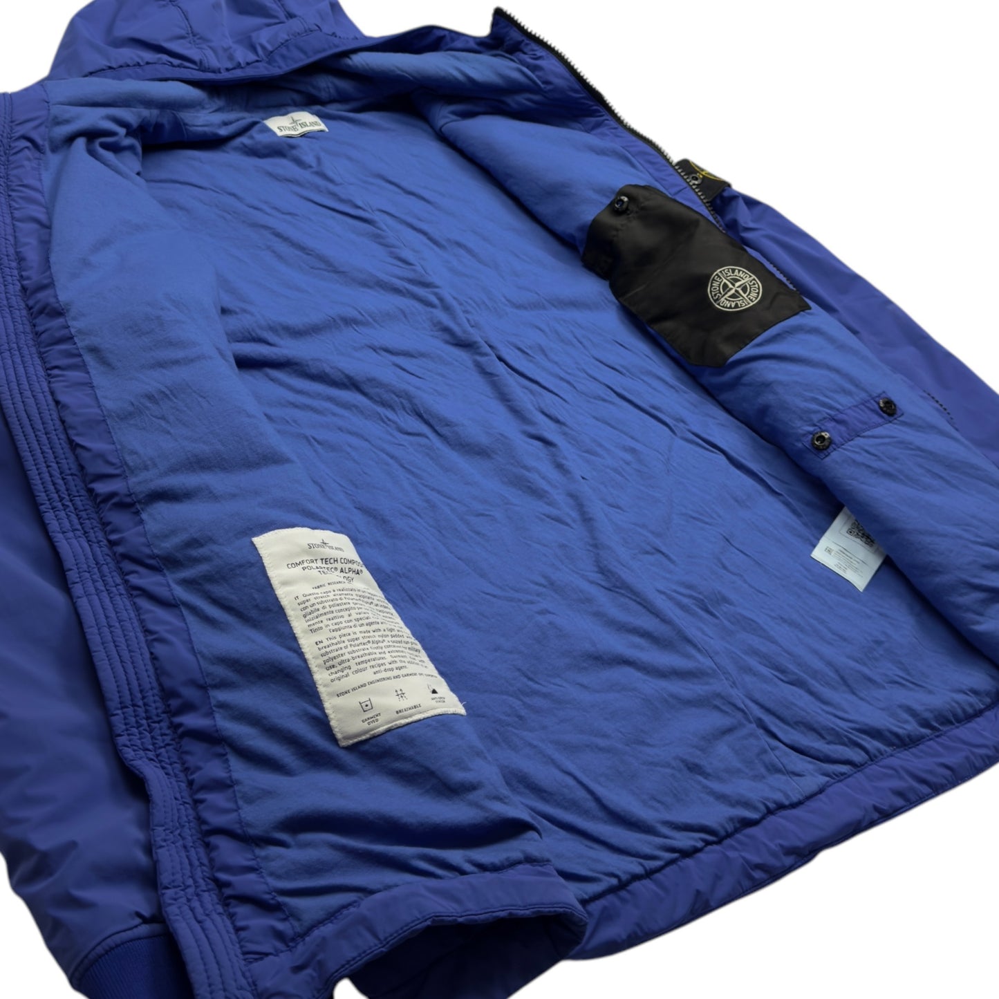 A/W 21 Stone Island Comfort Tech Composite with Polartec Alpha Jacket - Blue