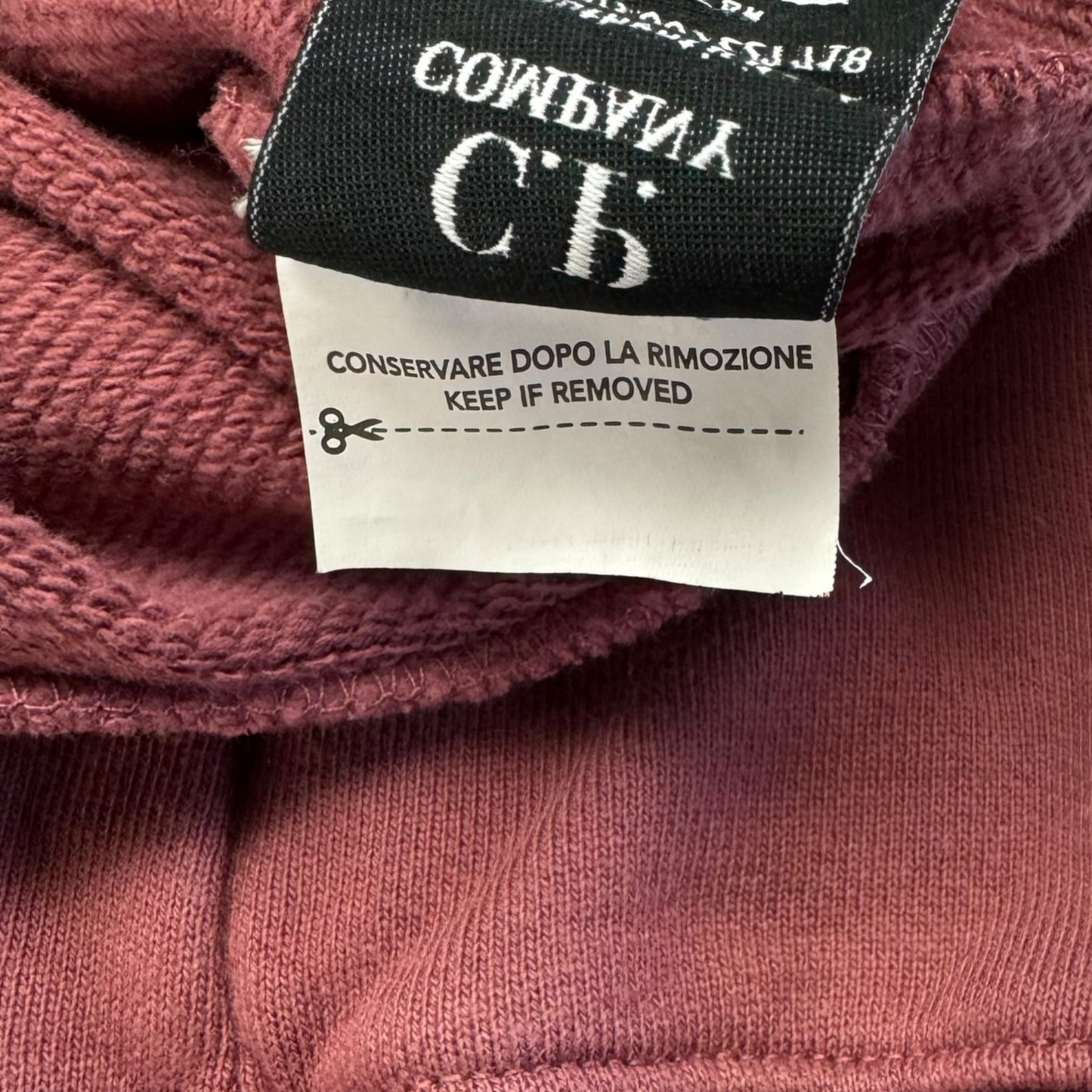 C.P. Company Diagonal Raised Fleece Crewneck Sweater - Rose Taupe