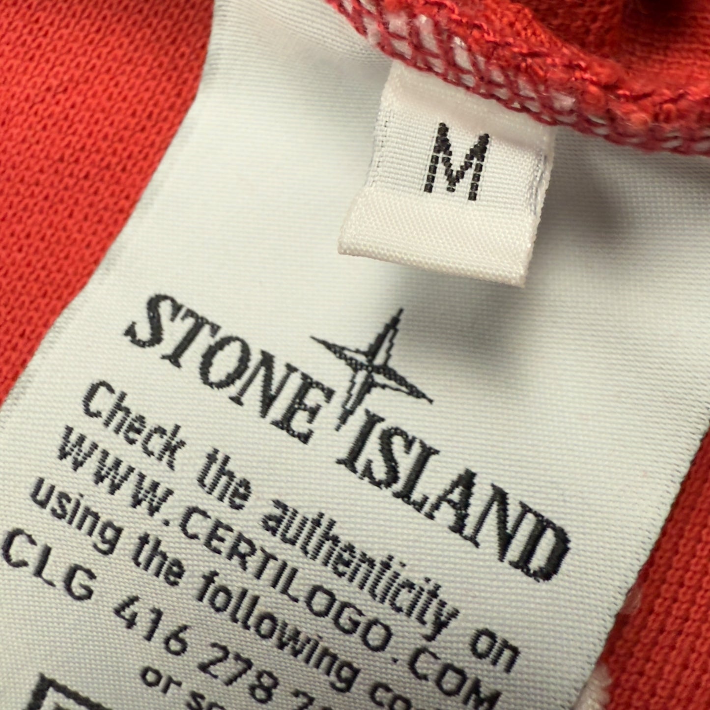 A/W 15 Stone Island Regular Fit Polo Shirt - Red