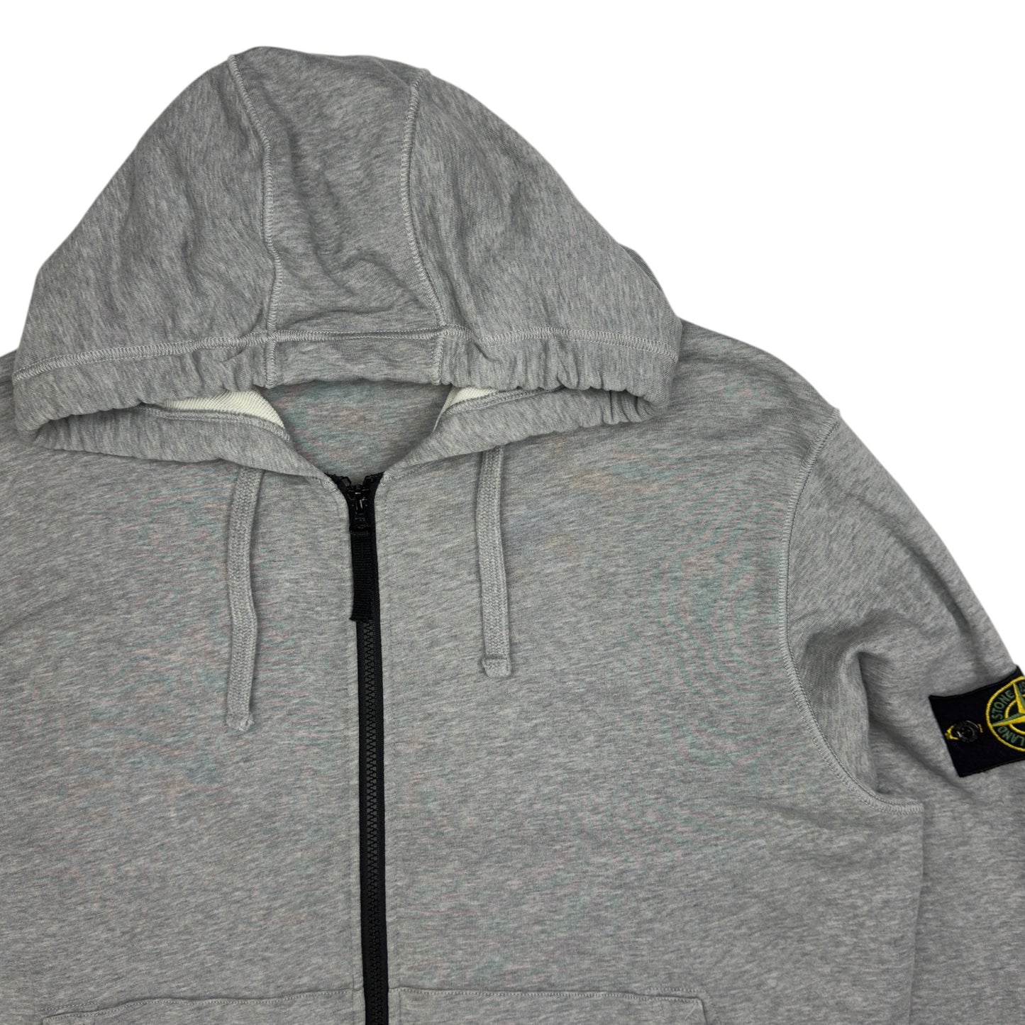 S/S 22 Stone Island Full Zip Hoodie - Grey