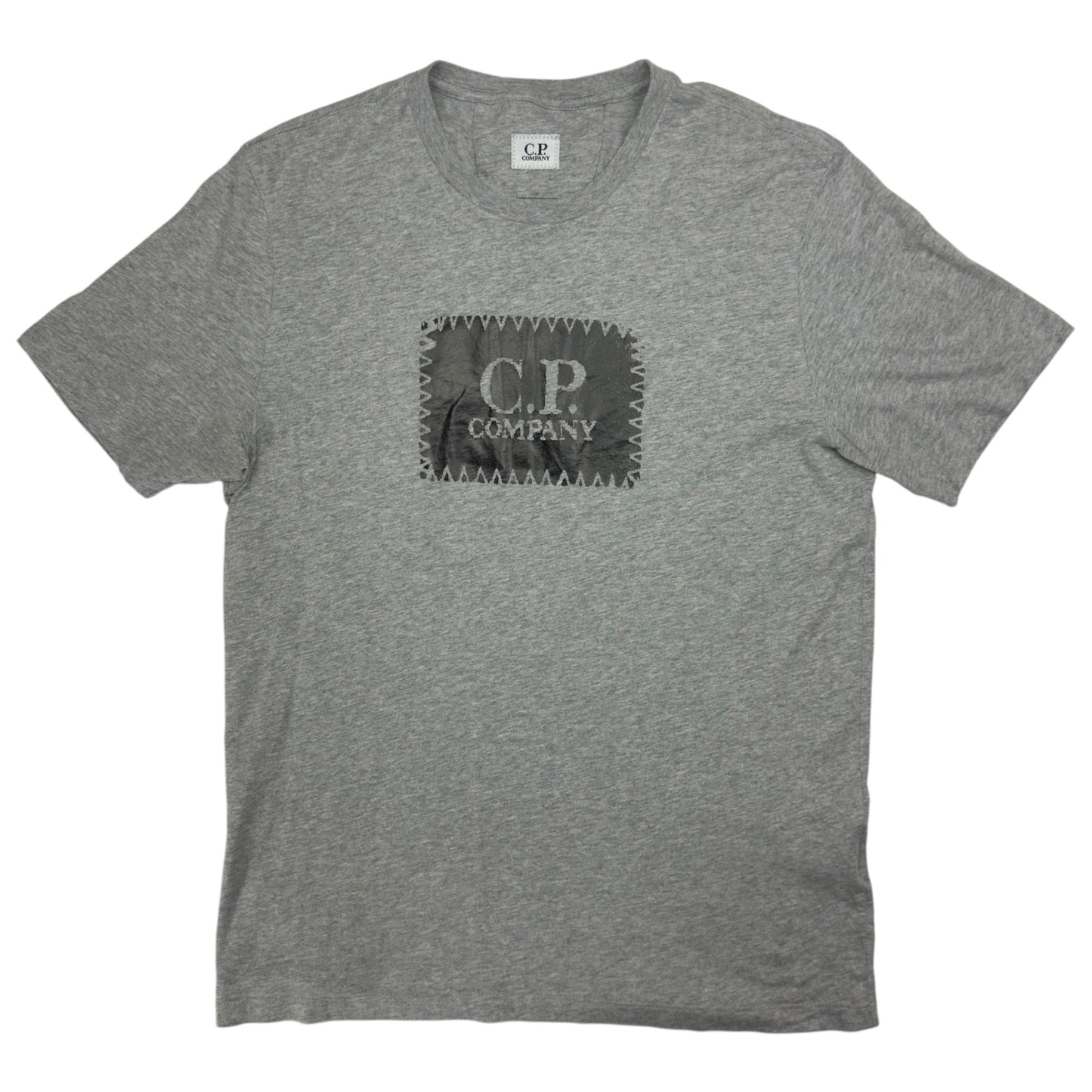 C.P. Company Big Stitch Logo T-Shirt - Grey