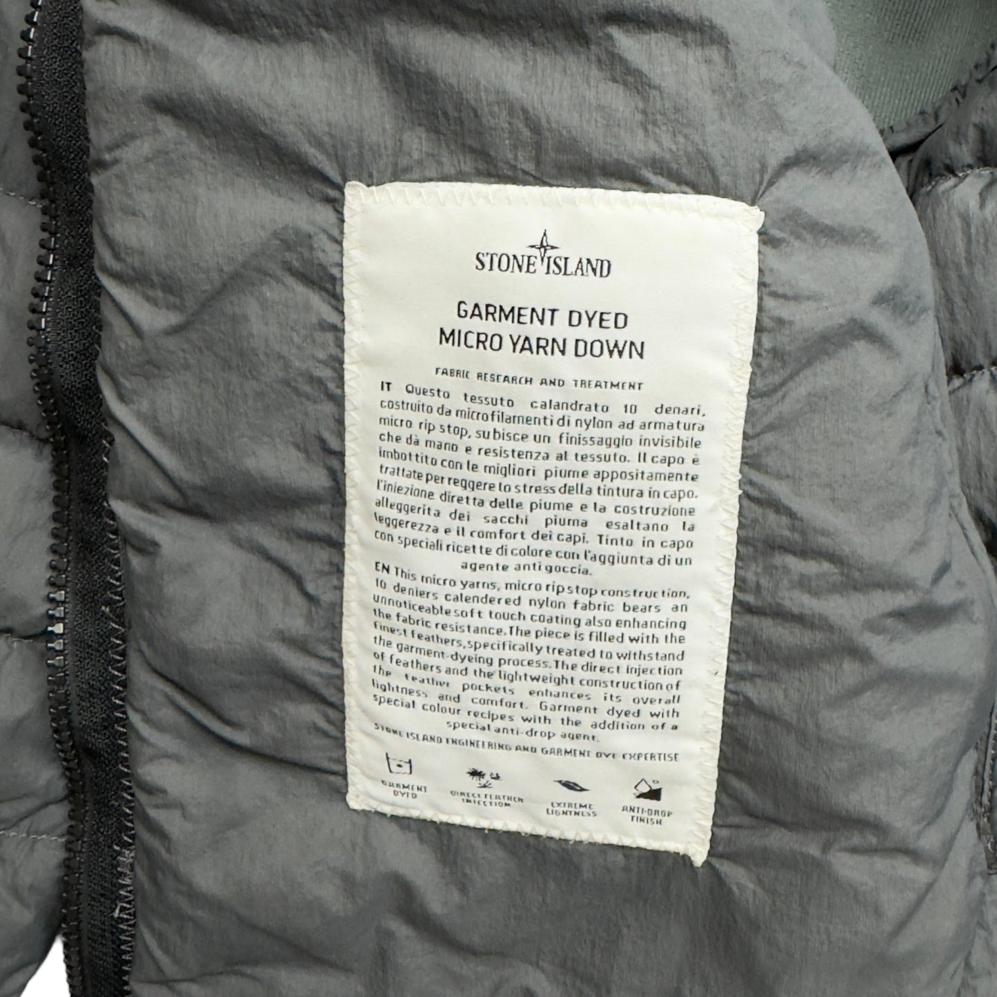 A/W 17 Stone Island Micro Yarn Down Puffer Jacket