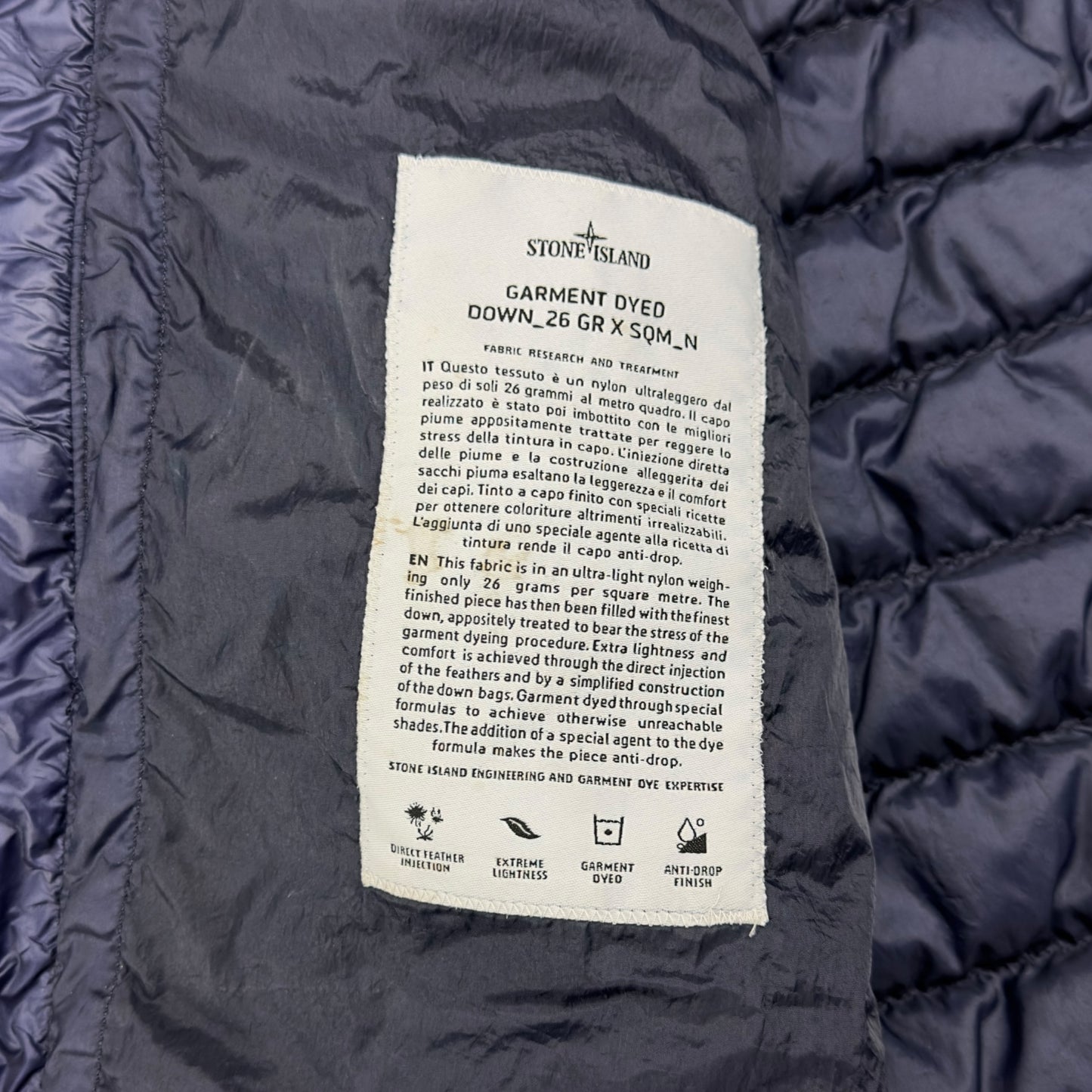 A/W 15 Stone Island Down_26 GR X SQM_N Down Puffer Jacket
