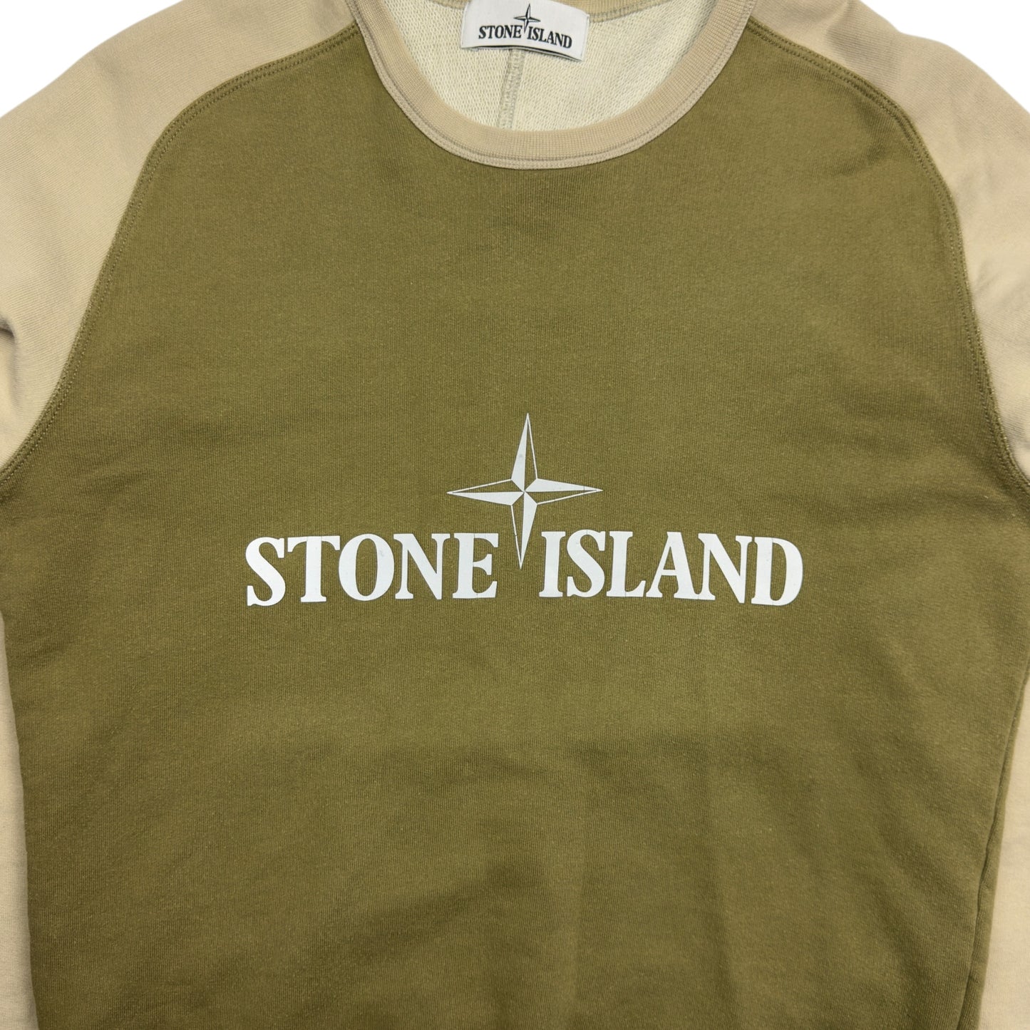 S/S 15 Stone Island Reflective Spellout Crewneck Sweater