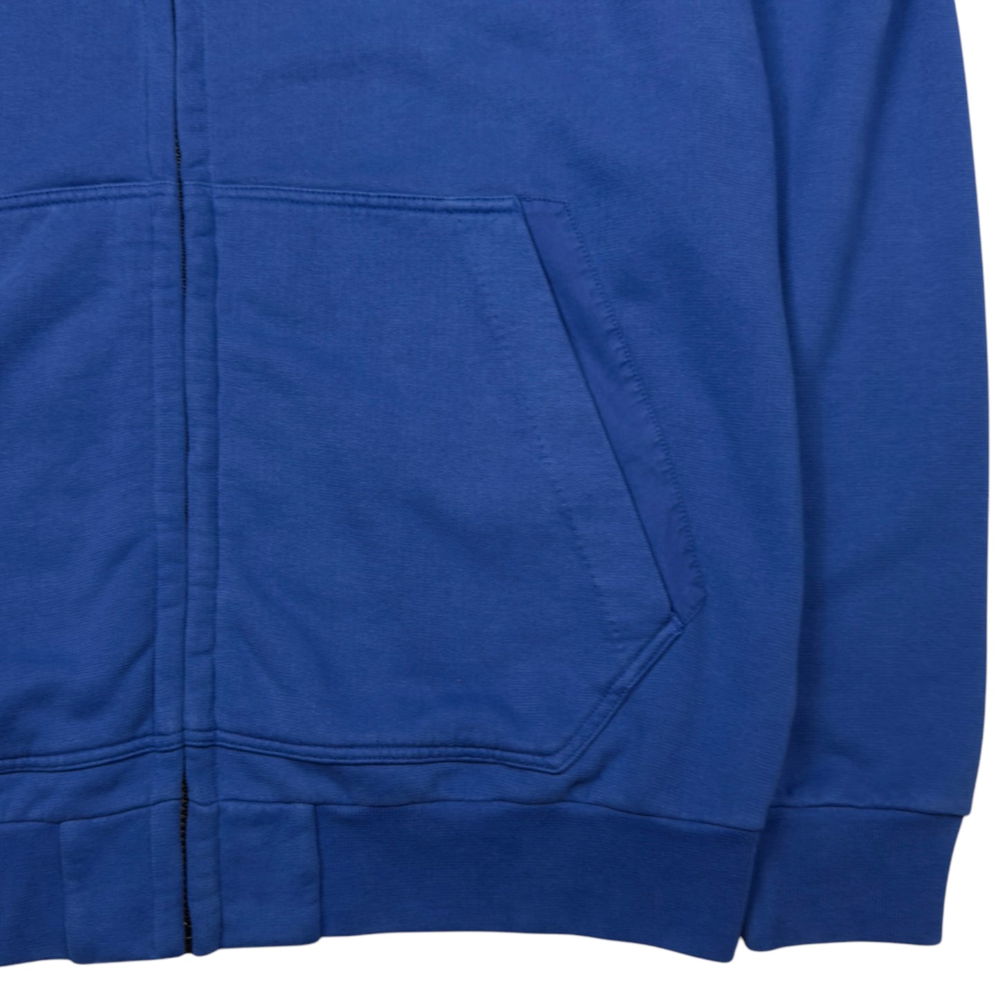 A/W 12 Stone Island Patch Full Zip Hoodie - Blue