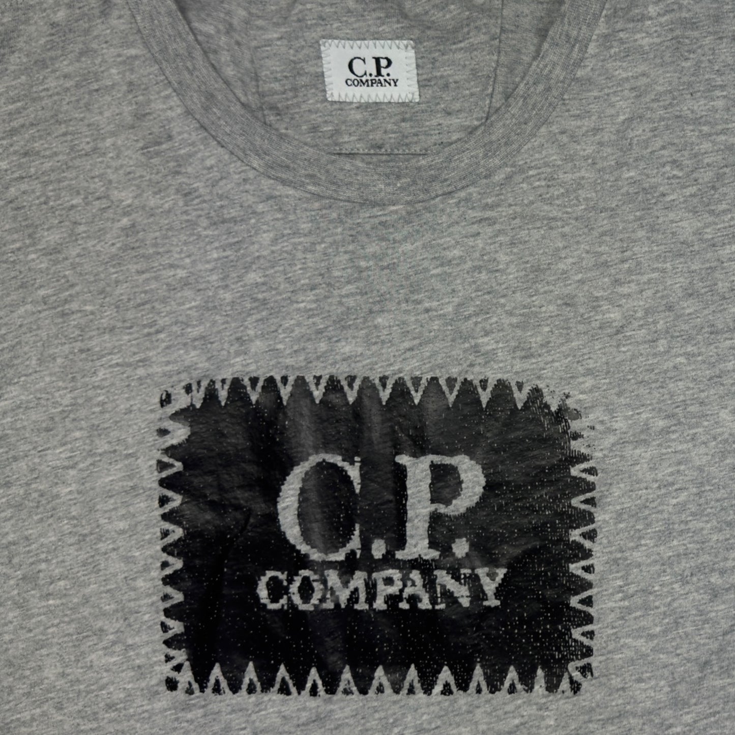 C.P. Company Big Stitch Logo T-Shirt - Grey