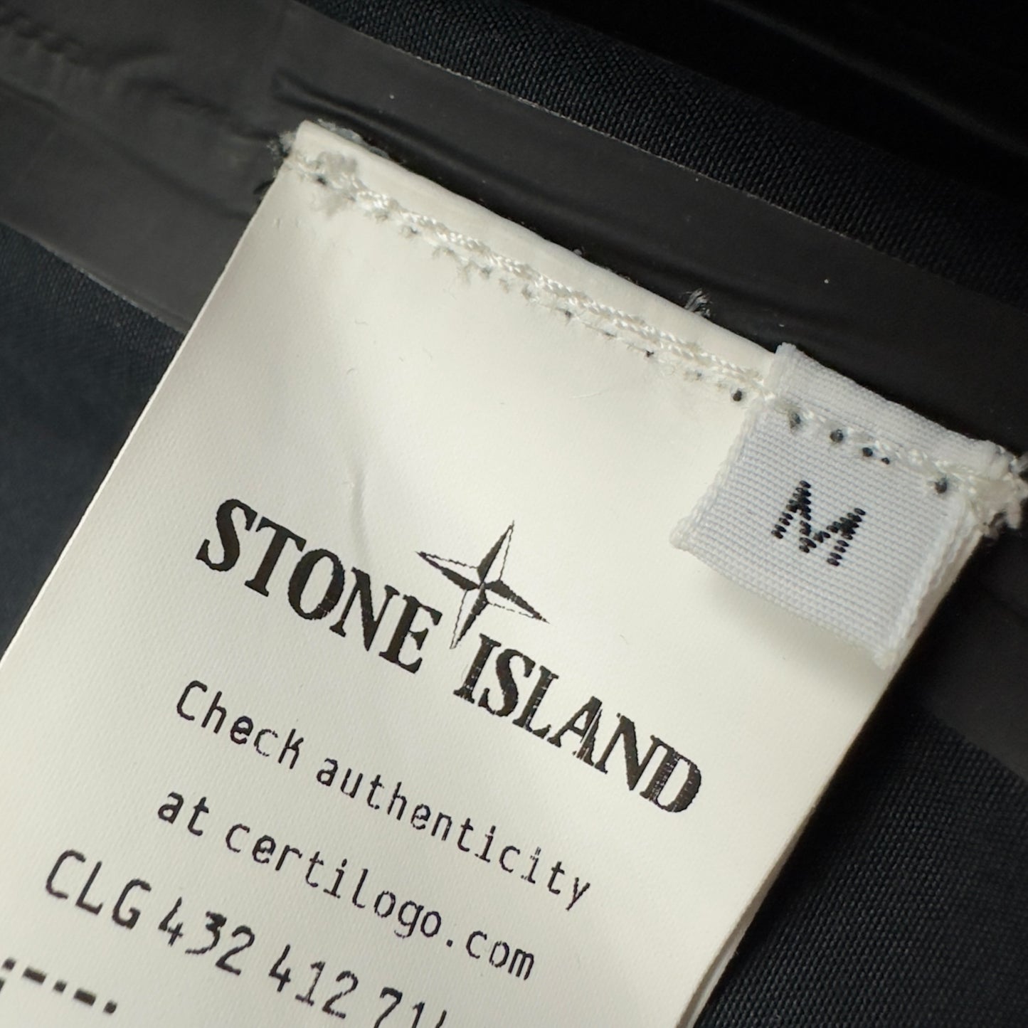 A/W 22 Stone Island O-Ventile Ghost Dutch Rope Down Jacket
