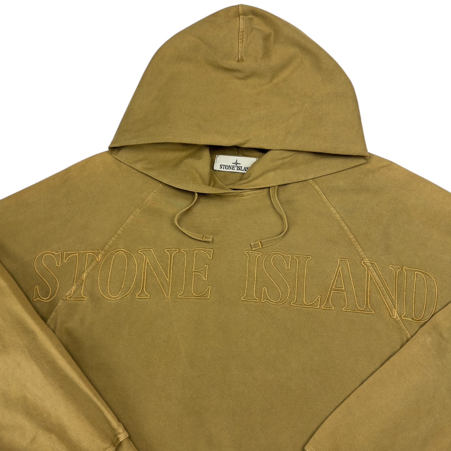 S/S 23 Stone Island Embroidered Spellout Hoodie