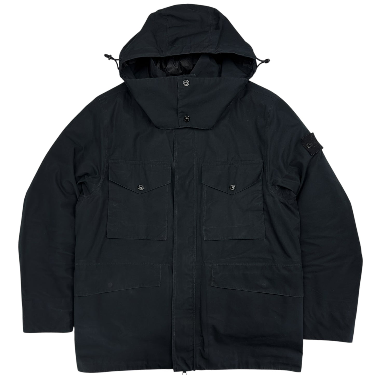 A/W 22 Stone Island O-Ventile Ghost Dutch Rope Down Jacket