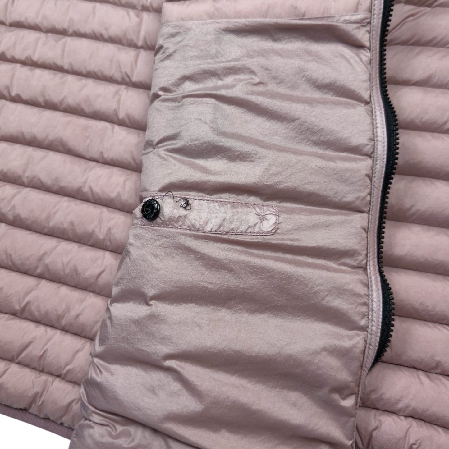 A/W 22 Stone Island Loom Woven Chambers R-Nylon Down TC Puffer Jacket - Pink
