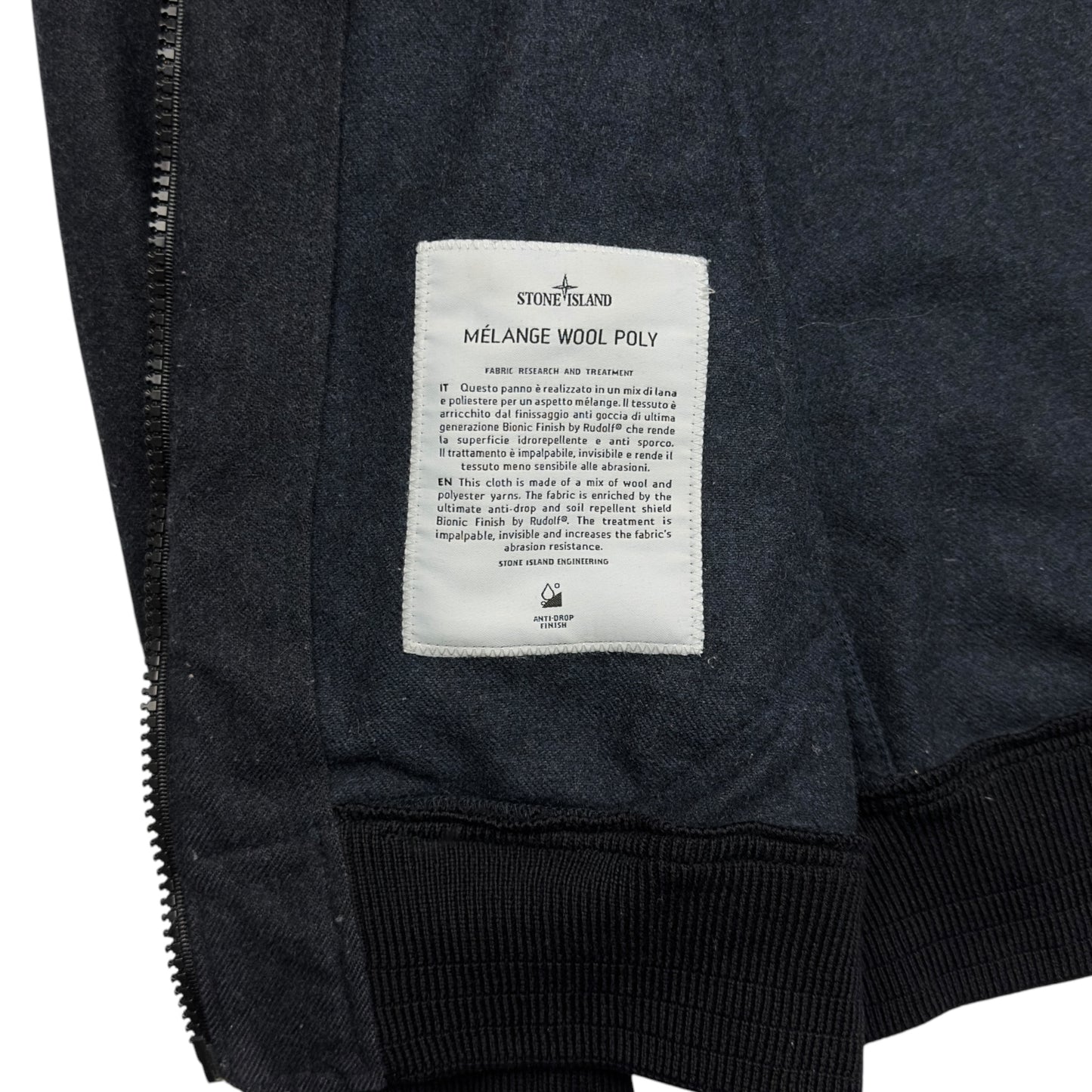 A/W 14 Stone Island Melange Wool Poly Jacket