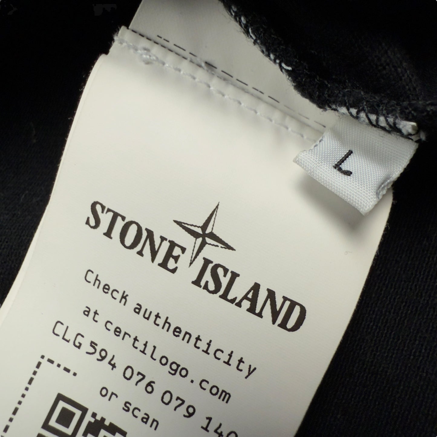 A/W 21 Stone Island Polo Shirt - Black