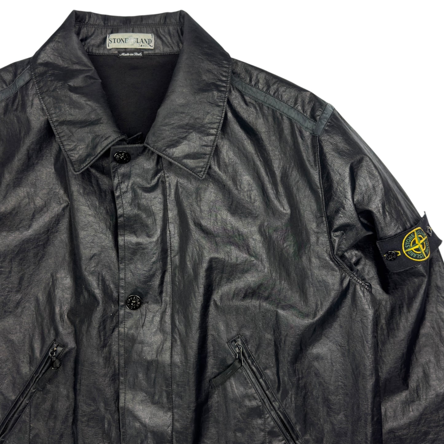 S/S 01 Stone Island Laminated Nylon Jacket