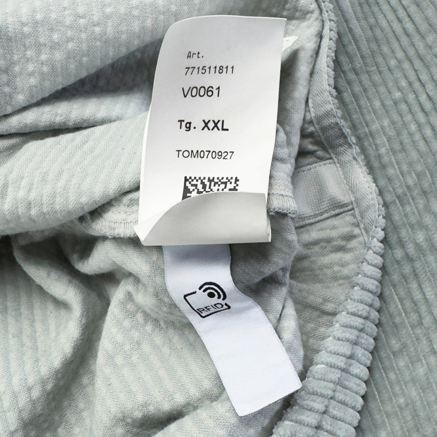 A/W 20 Stone Island Corduroy Overshirt - Grey / Blue