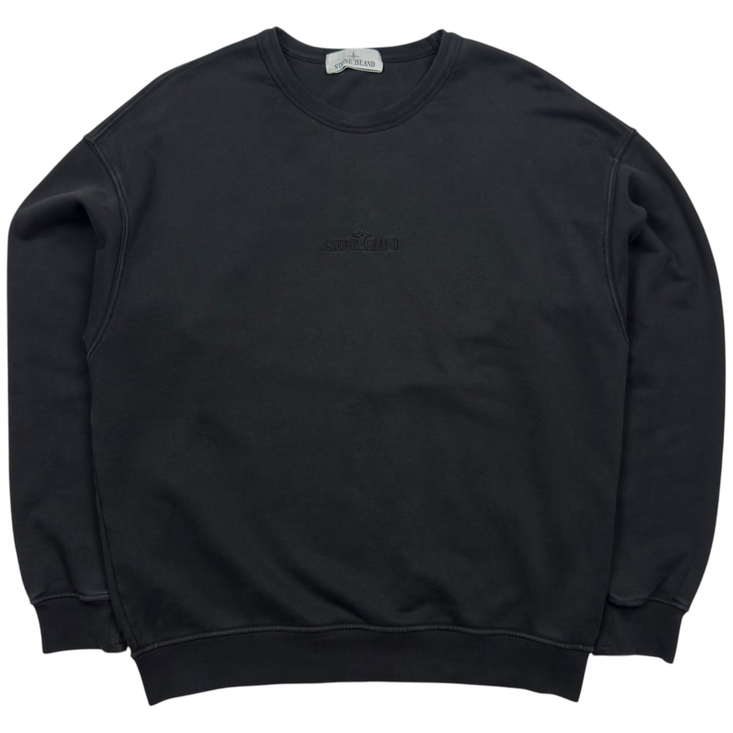 S/S 23 Stone Island Embroidered Sweater - Black