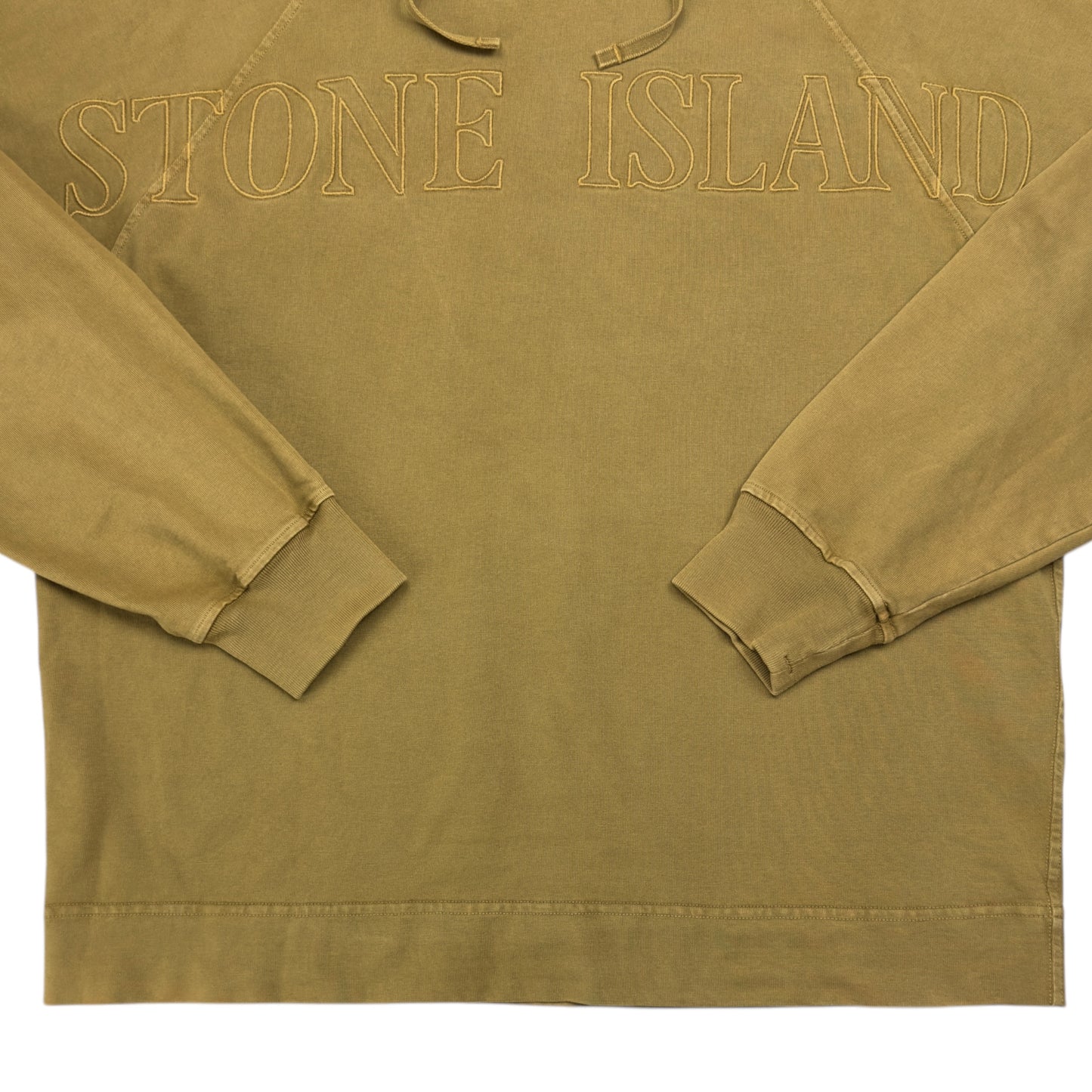 S/S 23 Stone Island Embroidered Spellout Hoodie