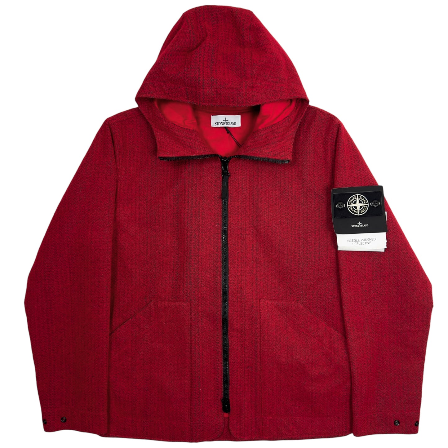 A/W 22 Stone Island Needle Punched Reflective Jacket