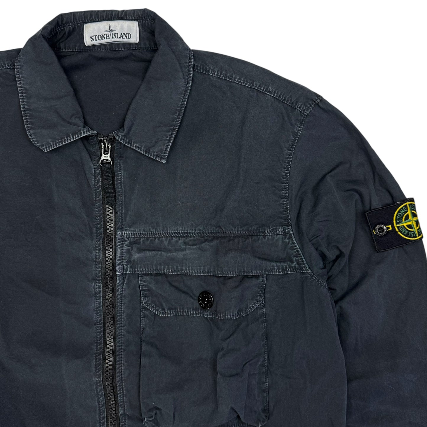 A/W 20 Stone Island T.CO+OLD Pocket Overshirt - Navy