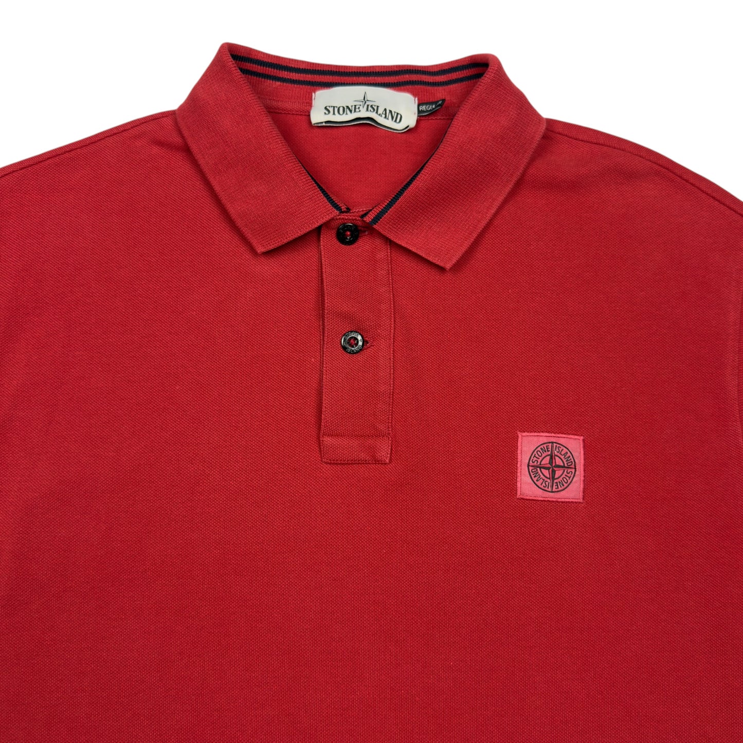 A/W 15 Stone Island Regular Fit Polo Shirt - Red