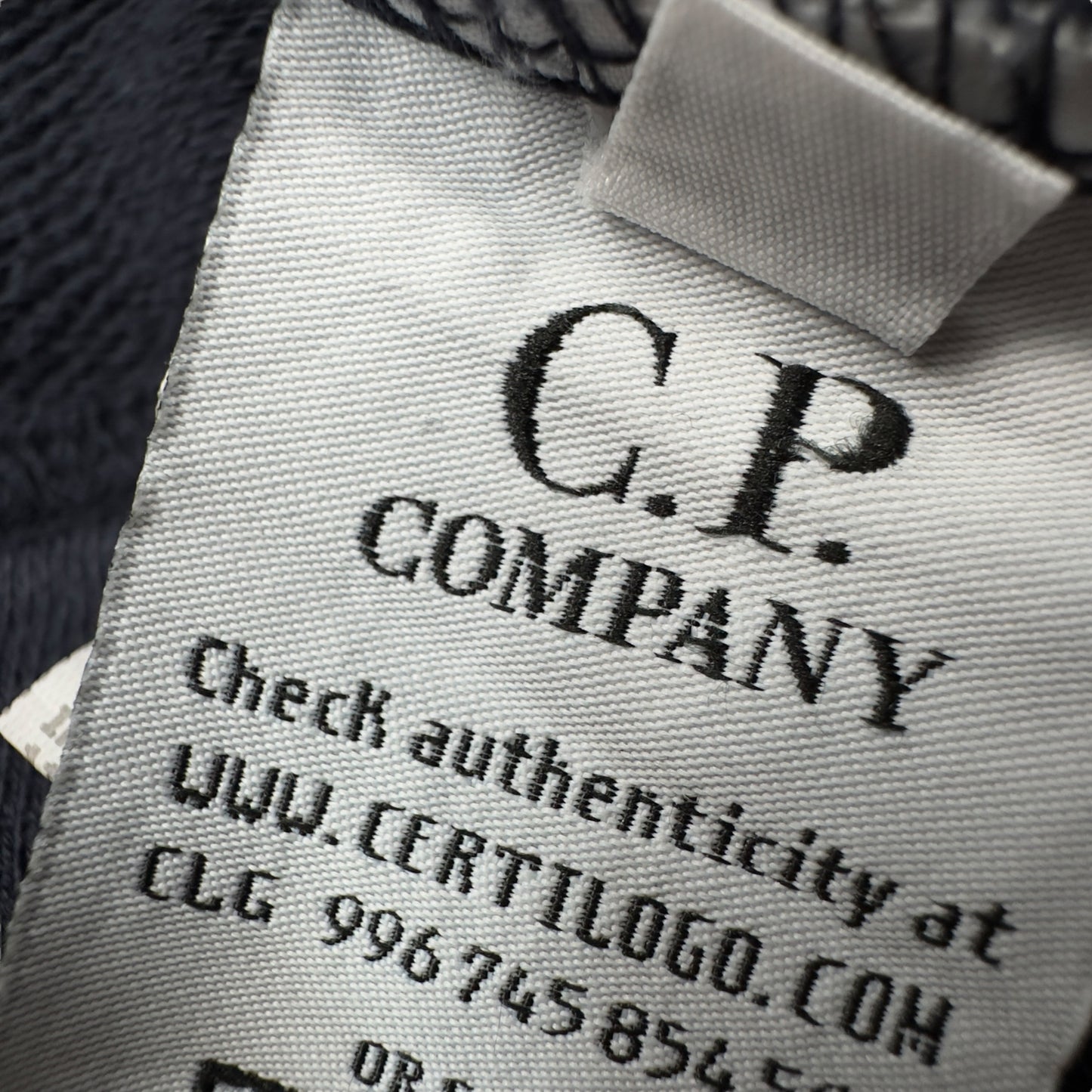 C.P. Company Quarter Zip Sweater - Navy