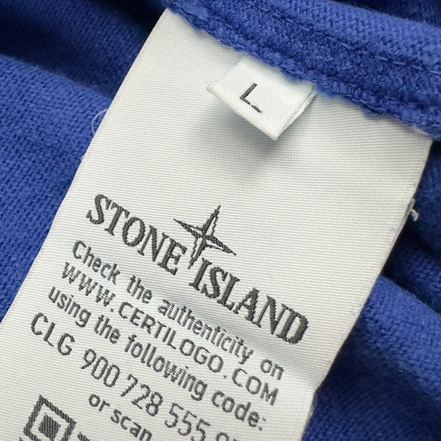 A/W 15 Stone Island Lightweight Cotton Sweater - Blue