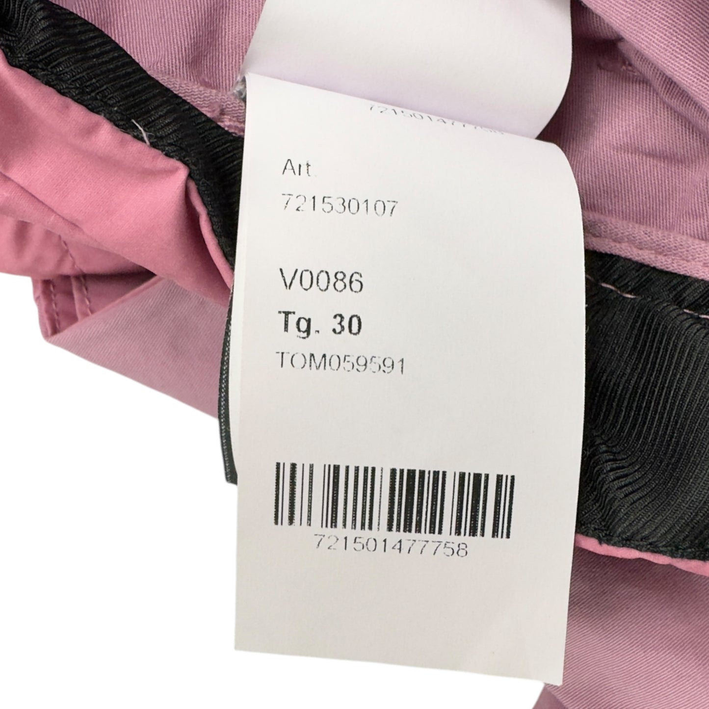 S/S 20 Stone Island Mixed Material Cargo Trousers - Pink