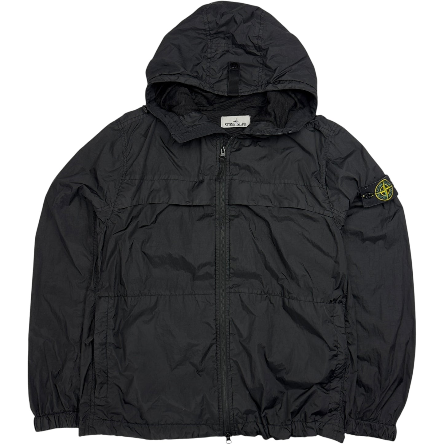S/S 24 Stone Island Crinkle Reps R-NY Jacket - Black