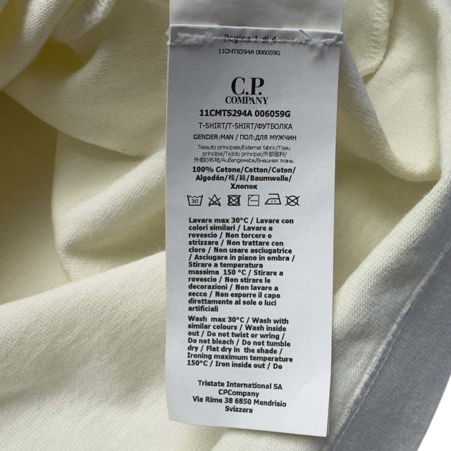 C.P. Company Thick Cotton T-Shirt