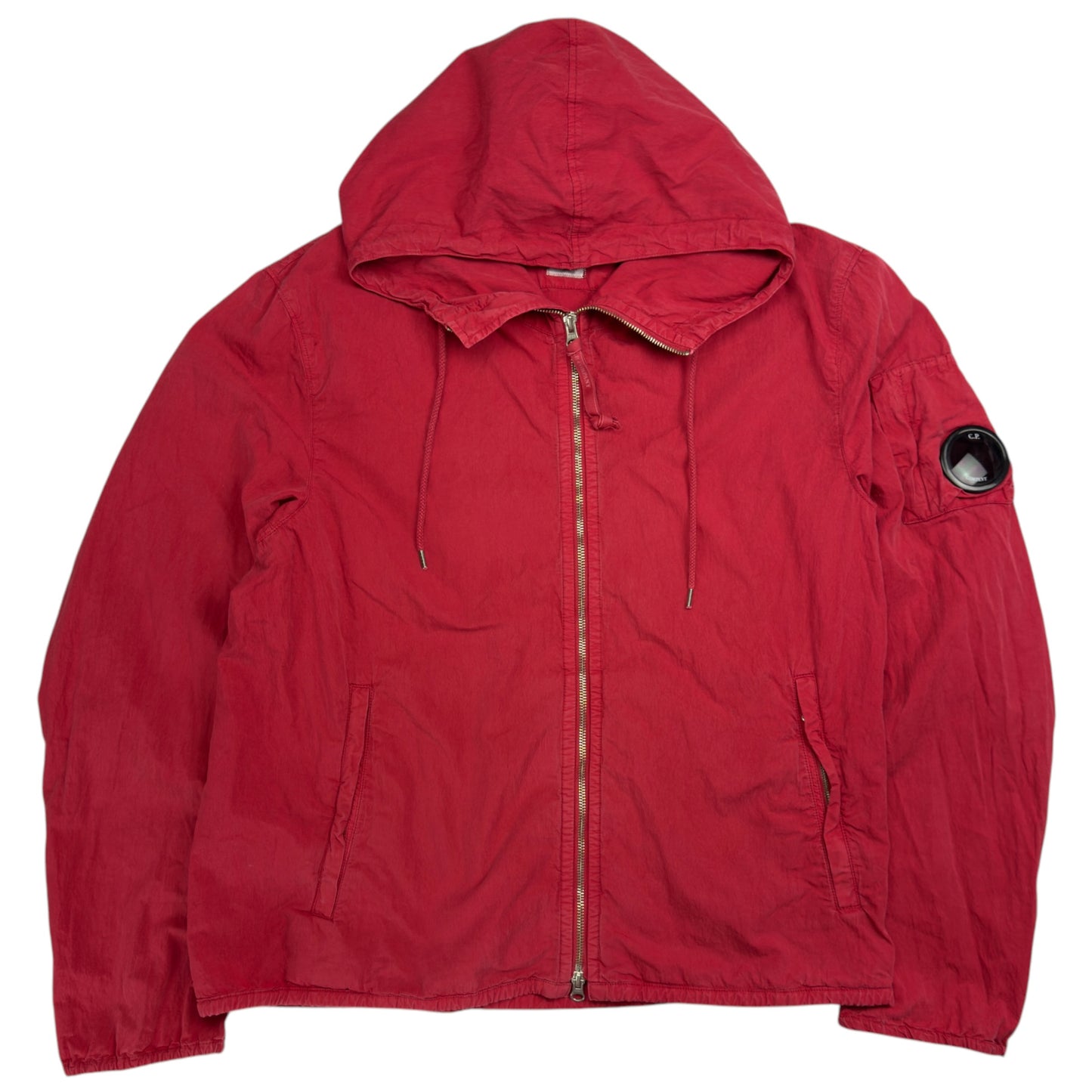 C.P. Company Big Lens Cotton Windbreaker - Red
