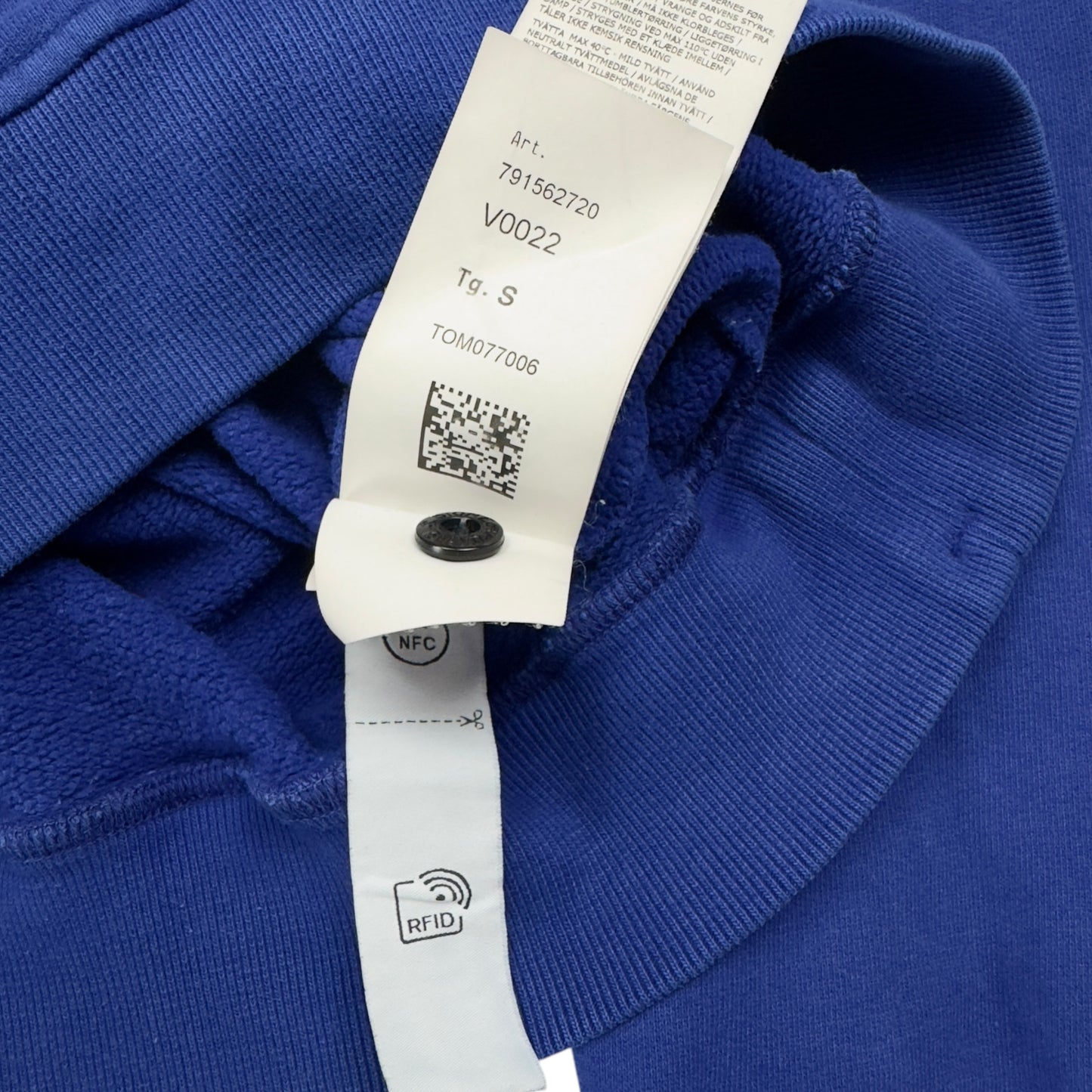 A/W 23 Stone Island Quarter Zip Sweater - Blue