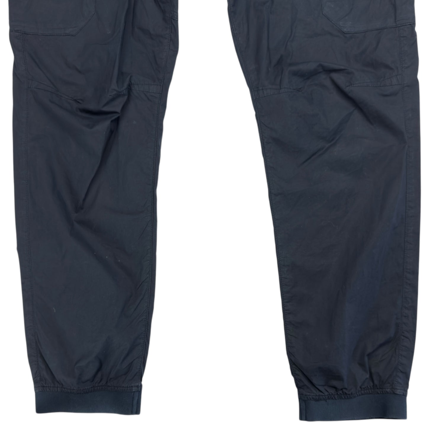 S/S 20 Stone Island Stretch Cotton Cuffed Cargo Trousers - Navy