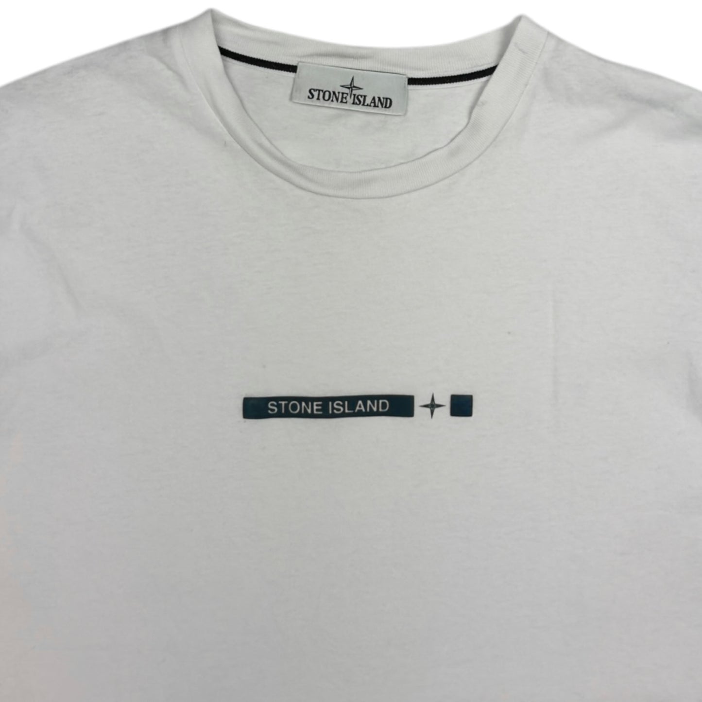 S/S 22 Stone Island Chest Logo T-Shirt - White
