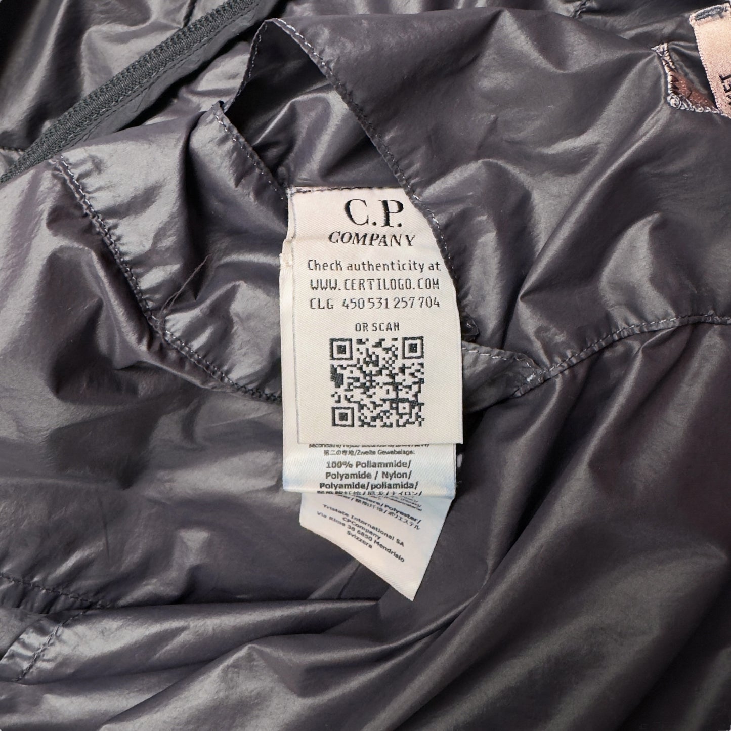 A/W 20 C.P. Company Migration Shading Quilted Goggle Jacket