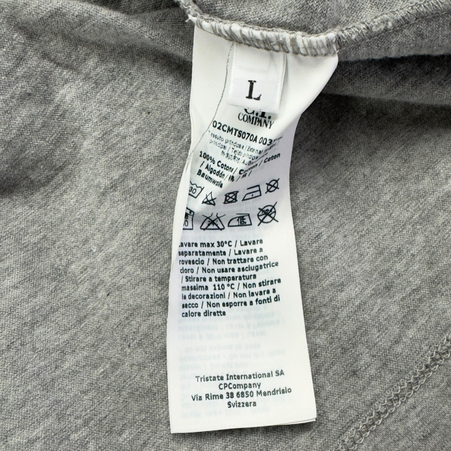 C.P. Company Goggle Print T-Shirt - Grey