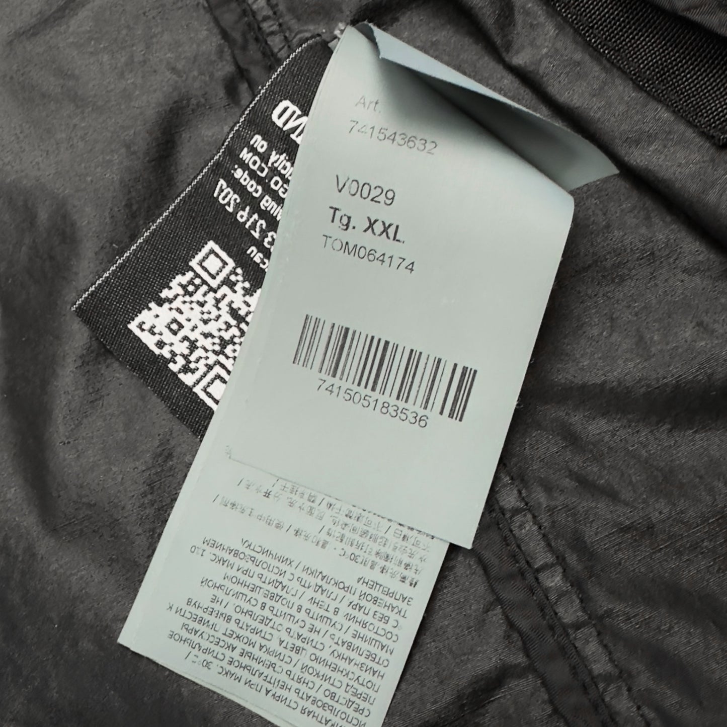 S/S 21 Stone Island Naslan Light Watro Trench Coat - Black