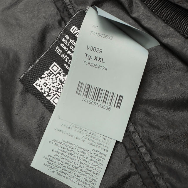 S/S 21 Stone Island Naslan Light Watro Trench Coat - Black