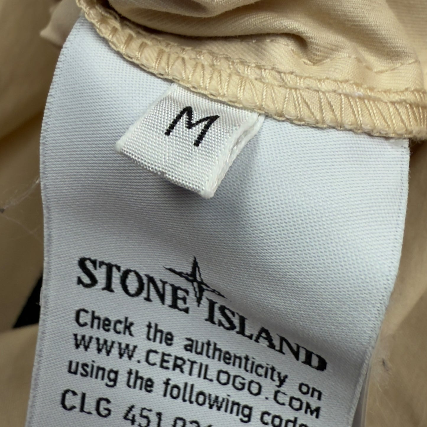 S/S 20 Stone Island Mussola Gommata Overshirt - Beige