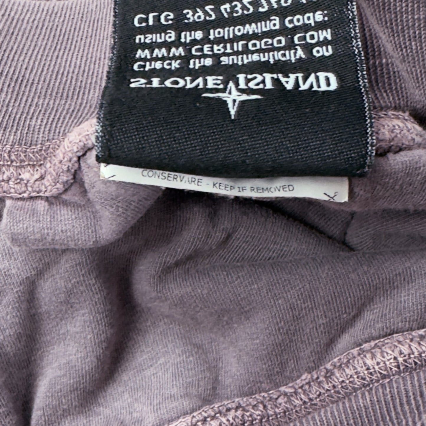 S/S 21 Stone Island Cotton Jersey Cargo Shorts - Grey/Purple